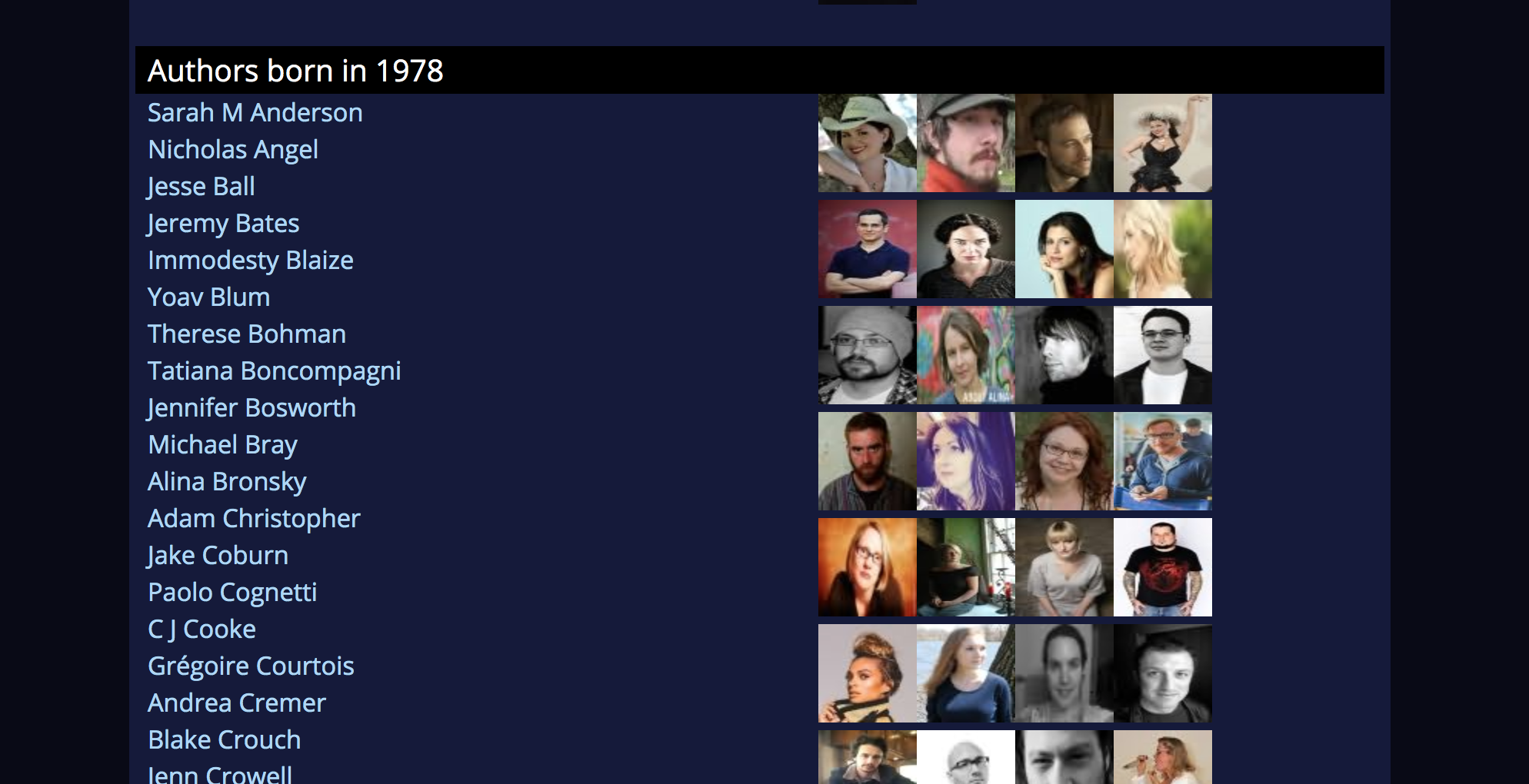 Fantasticfiction screenshot 3